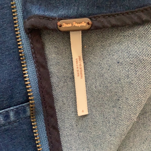 Free People - Modern Femme Denim Skirt - Size 4 - Picture 5 of 5
